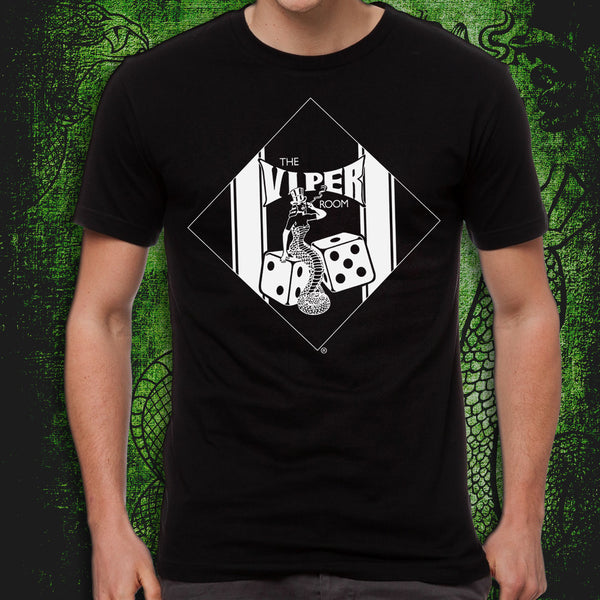 Viper Classic Dice Logo Black or White T-shirt
